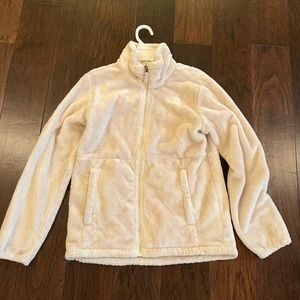 Girls size 14 / 16 fleece the north face jacket coat